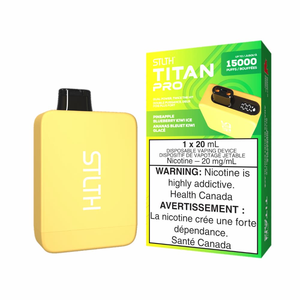 STLTH Titan Disposable Pineapple Blueberry Kiwi Ice 10000 Puffs 20mg