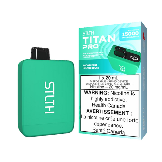 STLTH Titan Disposable Smooth Mint 10000 Puffs 20mg