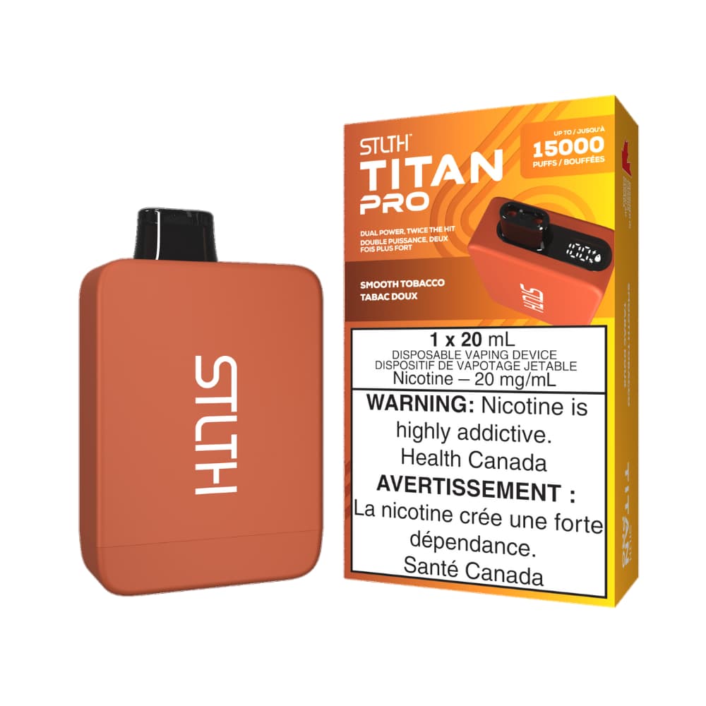 STLTH Titan Disposable Smooth Tobacco 10000 Puffs 20mg