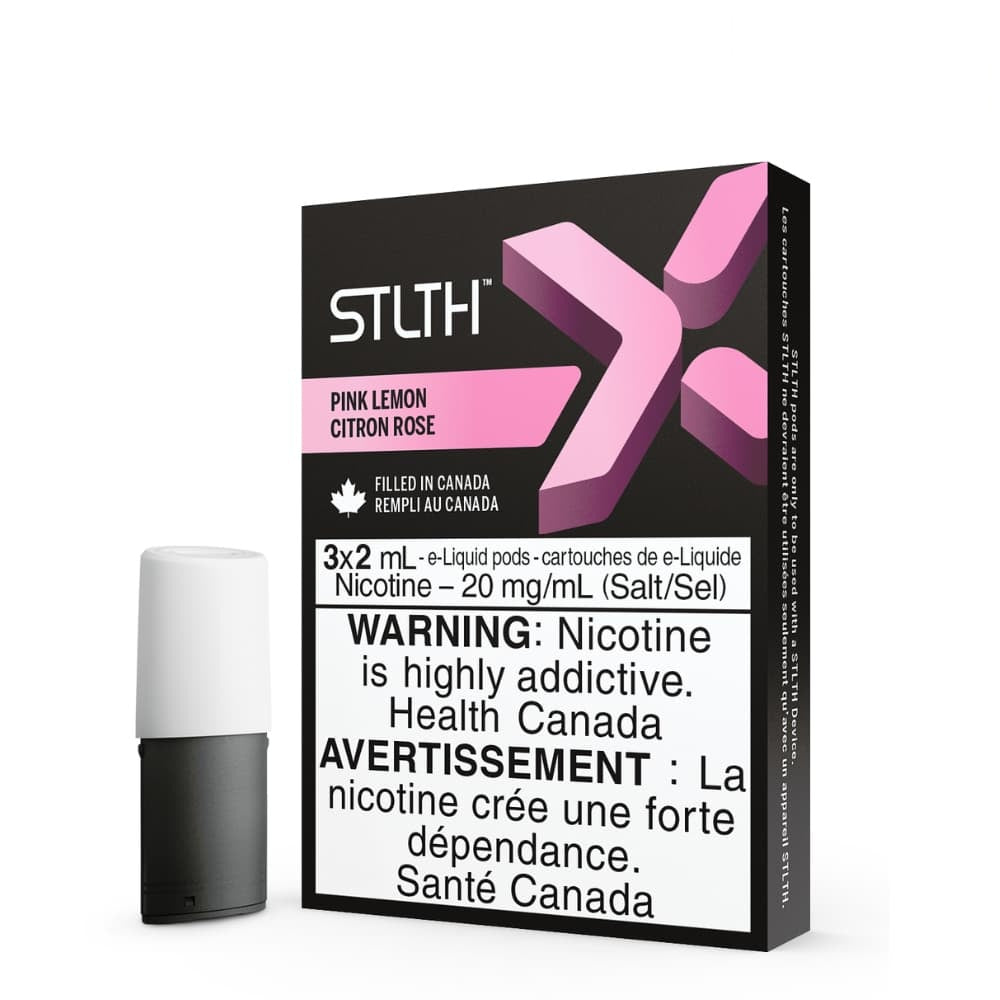 STLTH X Pink Lemon 3 x 2mL Pods 20mg