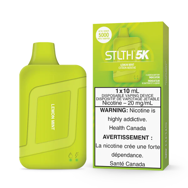 STLTH 5K Lemon Mint Ice 10mL 5000 Puffs 20mg