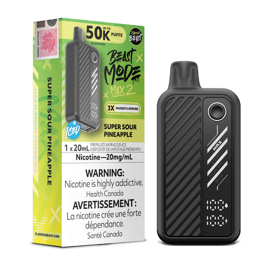 Flavour Beast Beast Mode Max 2 – Super Sour Pineapple