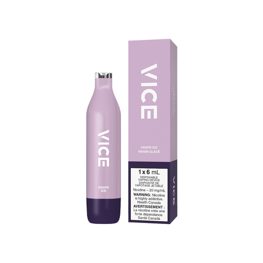 VICE Grape Ice 6mL 2500 Puffs 20mg