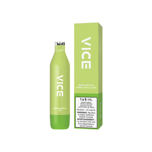 VICE Green Apple Ice 6mL 2500 Puffs 20mg