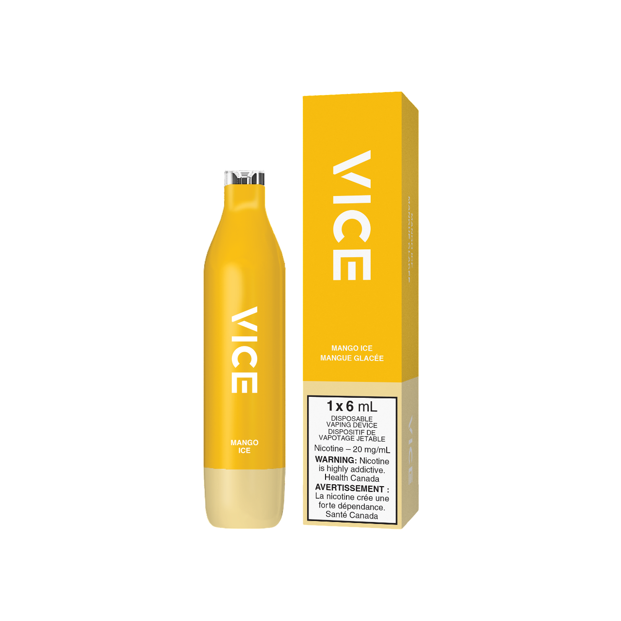 Vice Mango Ice 6mL 2500 Puffs 20mg