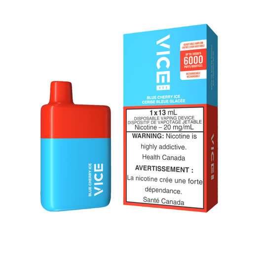 Vice Box Blue Cherry Ice 13mL 6000 Puffs 20mg