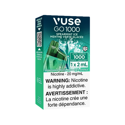 Vuse GO 1000 Spearmint Ice 20mg/mL