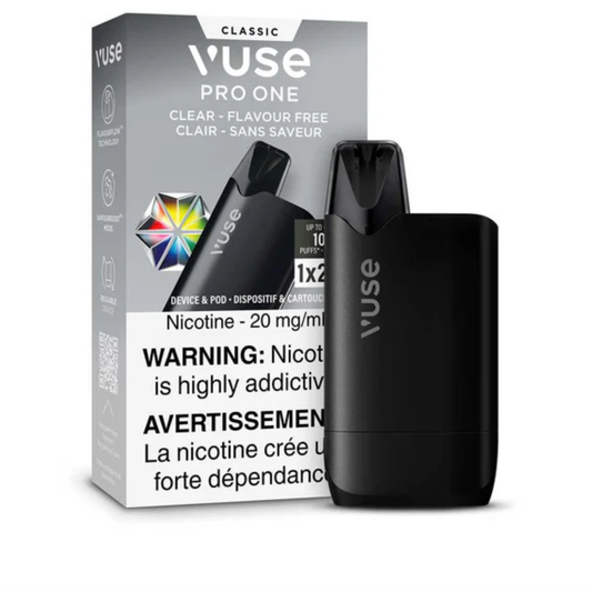 Vuse Pro One Kit - Clear - Flavour Free