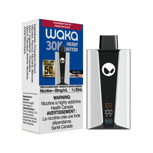 Waka Heavy Hitter Strawberry Kiwi Ice Up To 30K Puffs 20mL 20mg