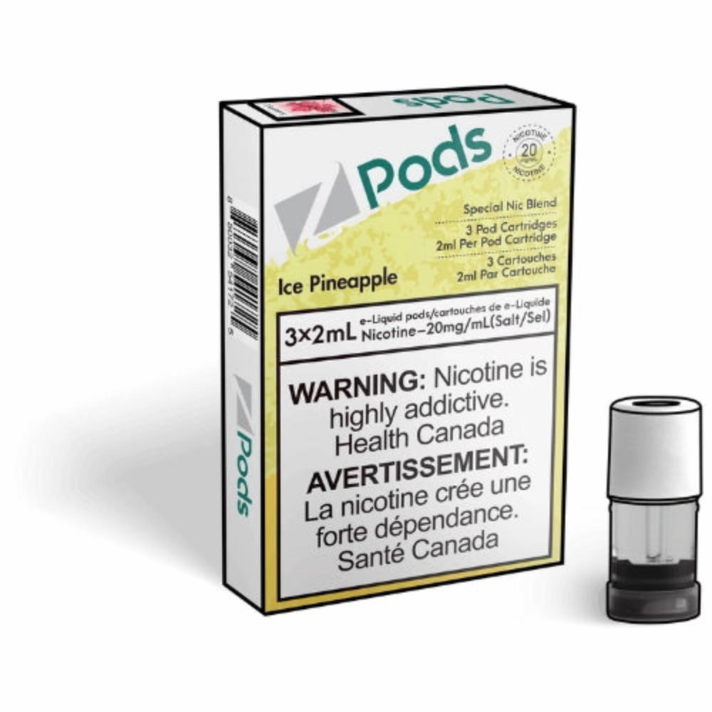 Z PODS Ice Pineapple 3 x 2mL Pods 400 Puffs