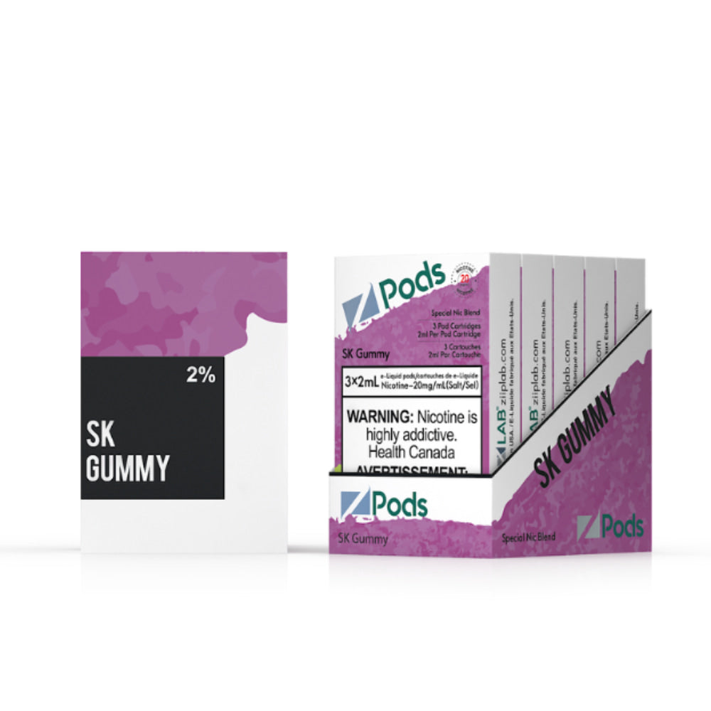 Z PODS SK Gummy 3 x 2mL Pods 400 Puffs