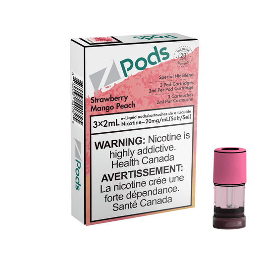 Strawberry Mango Peach 3 x 2mL Pods 400 Puffs