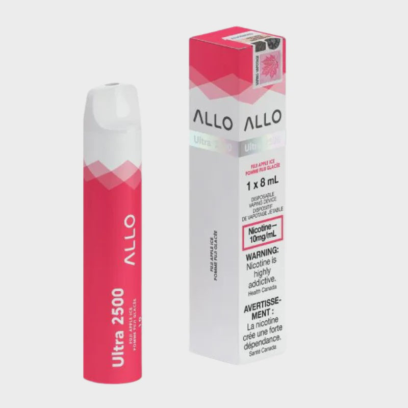 ALLO Ultra 2500 Fuji Apple Ice 8mL 2500 Puffs 10mg