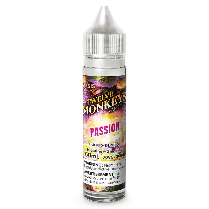 Twelve Monkeys Passion E-Liquid 60mL 3 mg