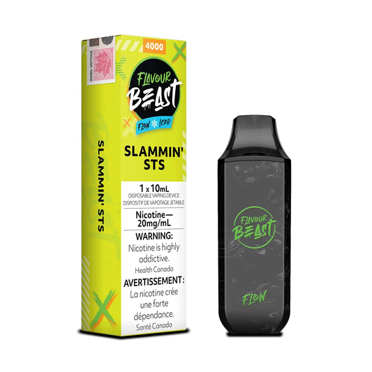 Flavour Beast Slammin' STS Flow Iced 10mL 4000 Puffs 20 mg