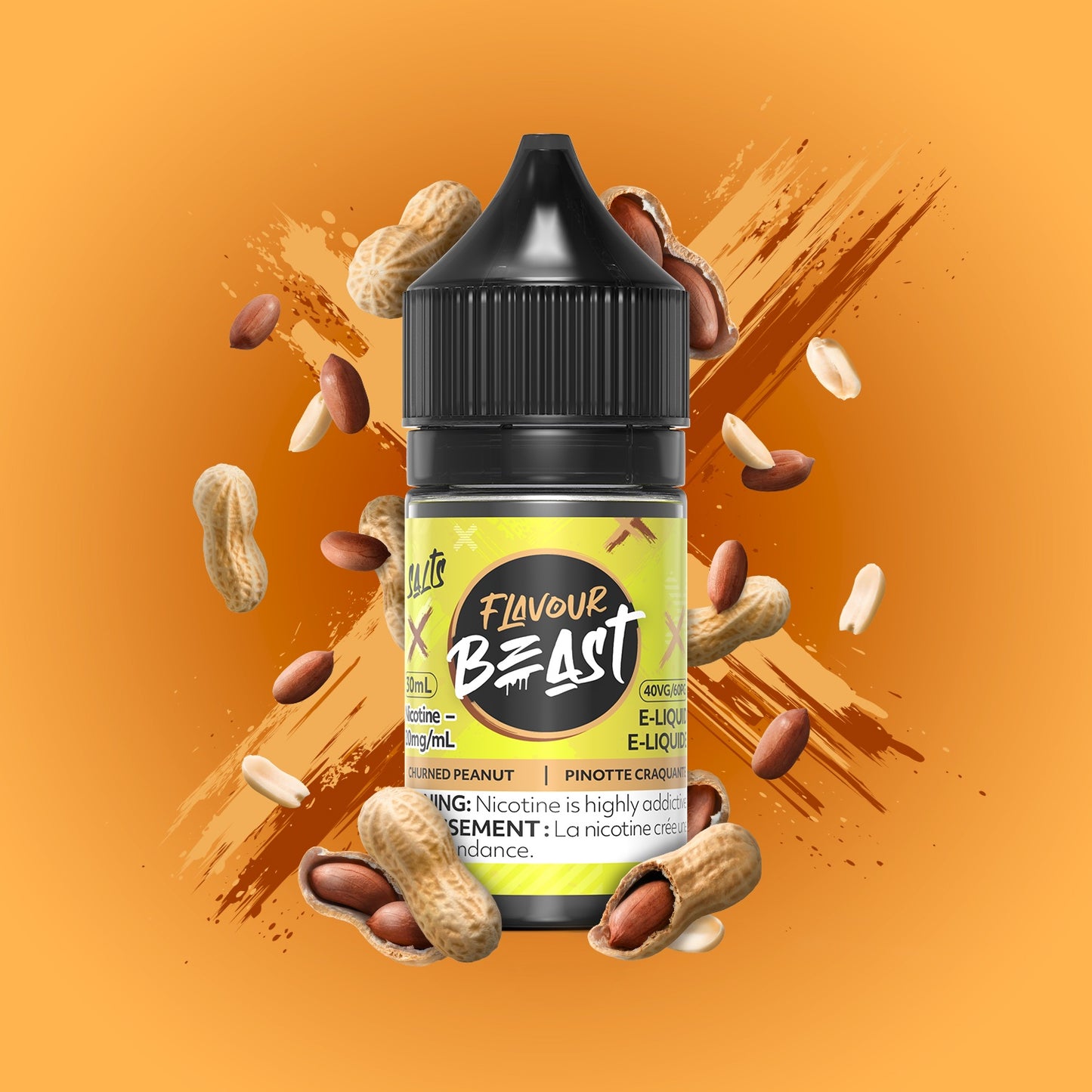 Flavour Beast Salts Churned Peanut 30mL 20 mg