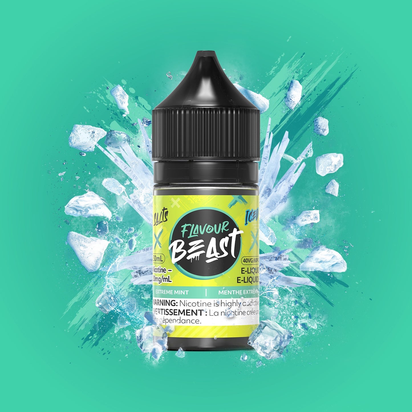 Flavour Beast Salts Iced Extreme Mint 30mL 20 mg