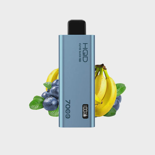 HQD Cuvie Slick Pro Blueberry Banana 7000 Puffs 16mL 20mg