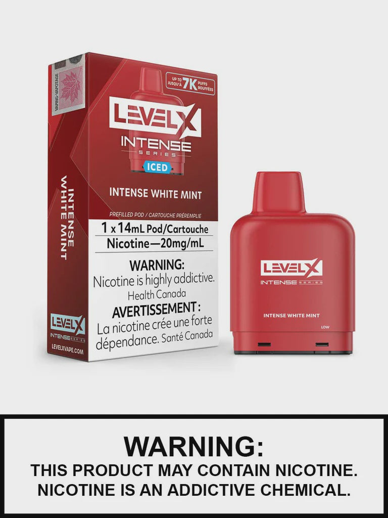 Flavour Beast Level X Intense Series 14mL Intense White Mint 7000 Puffs 20mg