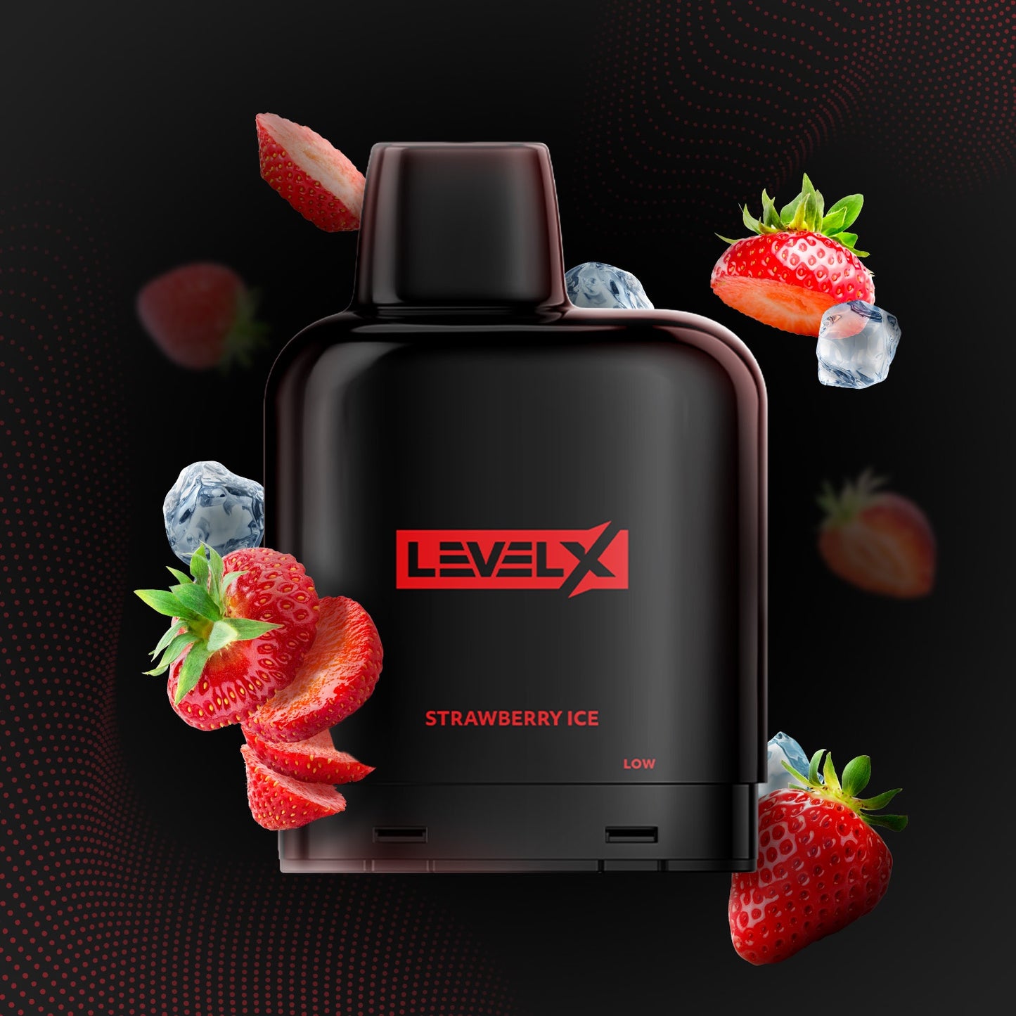 Flavour Beast Level X Essential Series 14mL Strawberry Ice 7000 Puffs 20mg