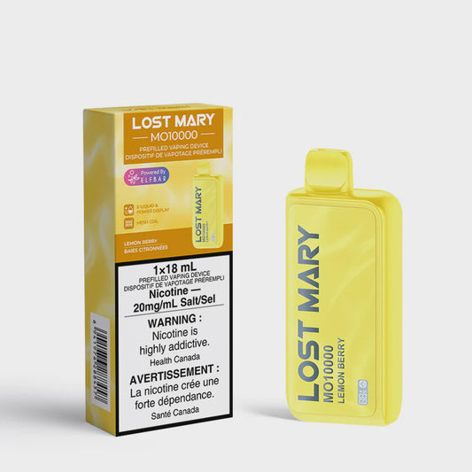 Lost Mary Lemon Berry MO10000 Disposable Vape | 20 mg