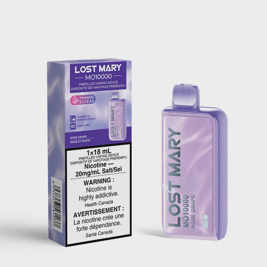 Lost Mary Rose Grape MO10000 Disposable Vape | 20 mg
