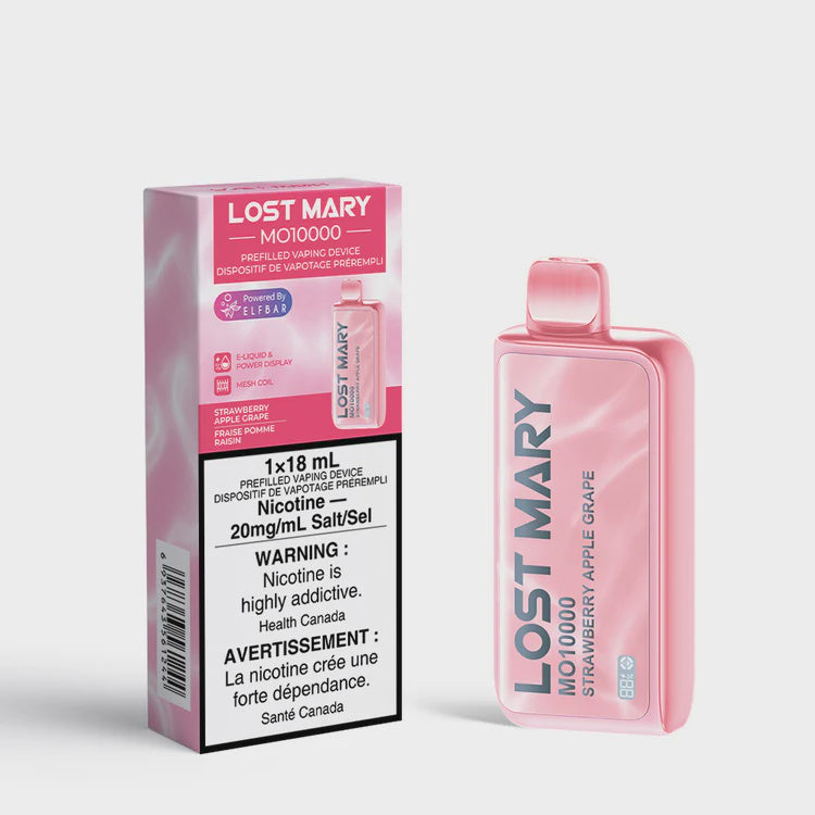 Lost Mary Strawberry Apple Grape MO10000 Disposable Vape | 20 mg