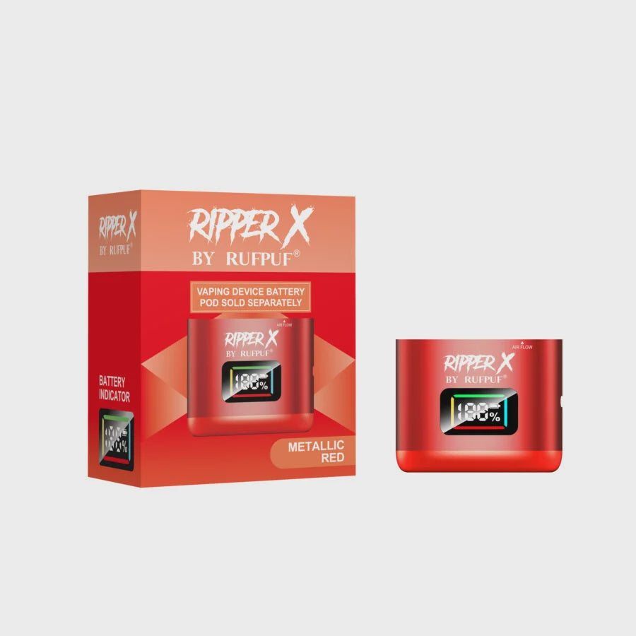 RufPuf Ripper X Battery 750 mAh Metallic Red