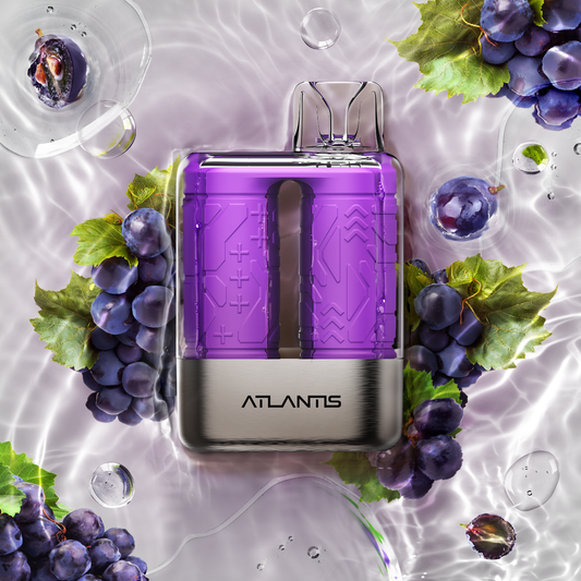 Atlantis By NVZN 8000 Puffs 14mL Grape Harvest Disposable 20mg