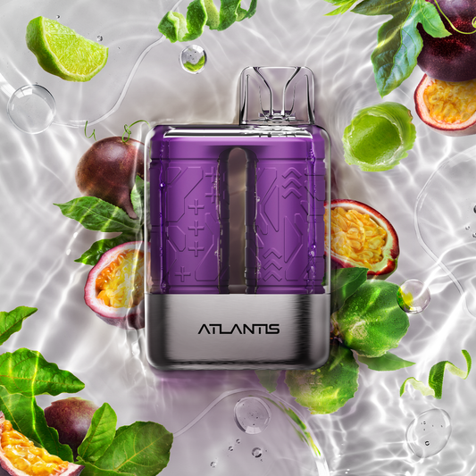 Atlantis By NVZN 8000 Puffs 14mL Passionfruit Lime Bliss Disposable 20mg