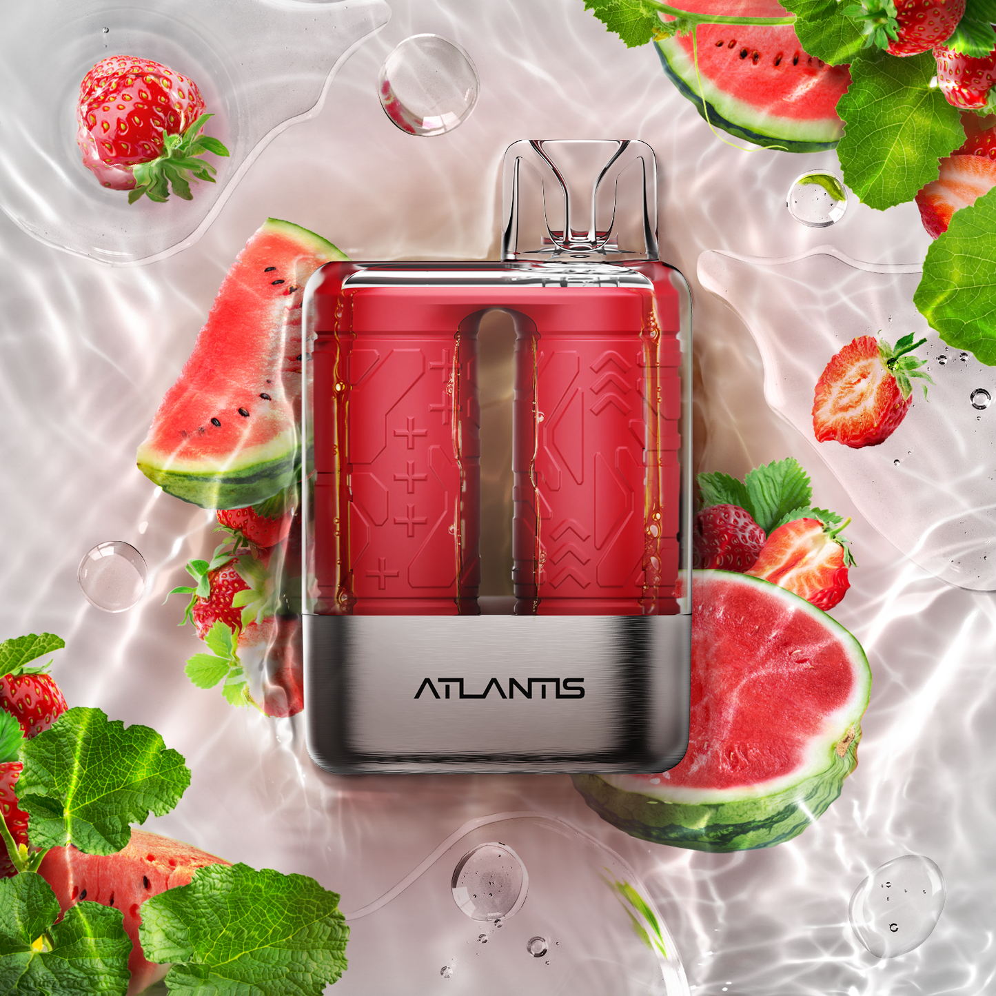 Atlantis By NVZN 8000 Puffs 14mL Strawberry Watermelon Twist Disposable 20mg