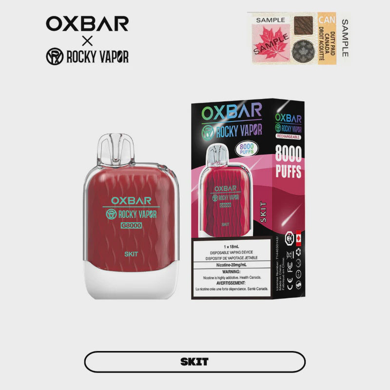 Rocky Vapor Oxbar G8000 SKIT Disposable 8000 Puffs 20mg