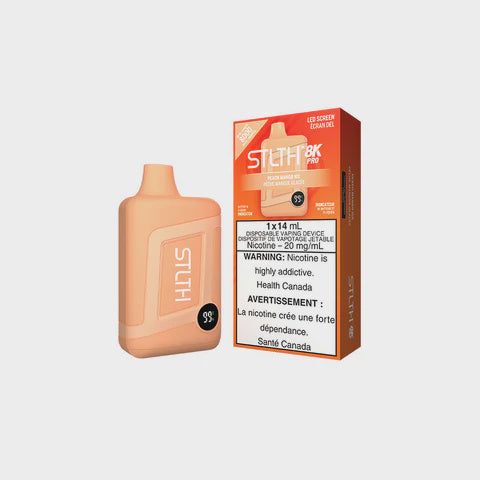 STLTH Box Pro 8K Disposable Peach Mango Ice 14mL 8000 Puffs 20mg