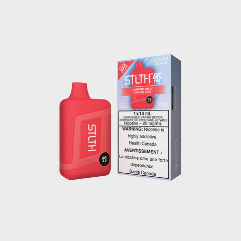 STLTH Box Pro 8K Disposable Strawberry Lime Ice 14mL 8000 Puffs 20mg
