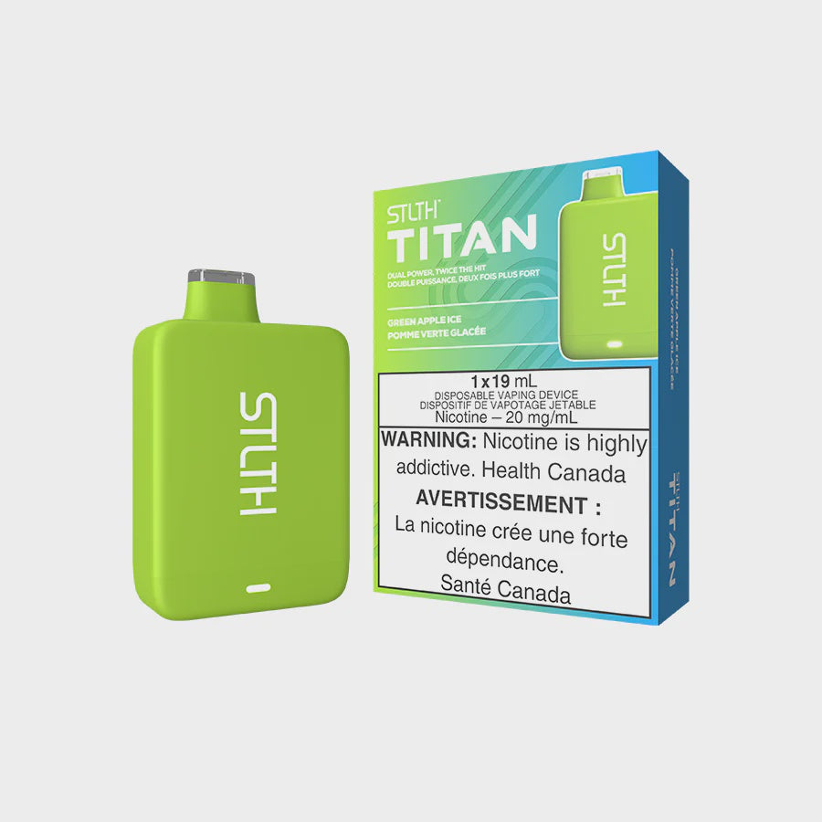 STLTH Titan Disposable Green Apple Ice 10000 Puffs 20mg