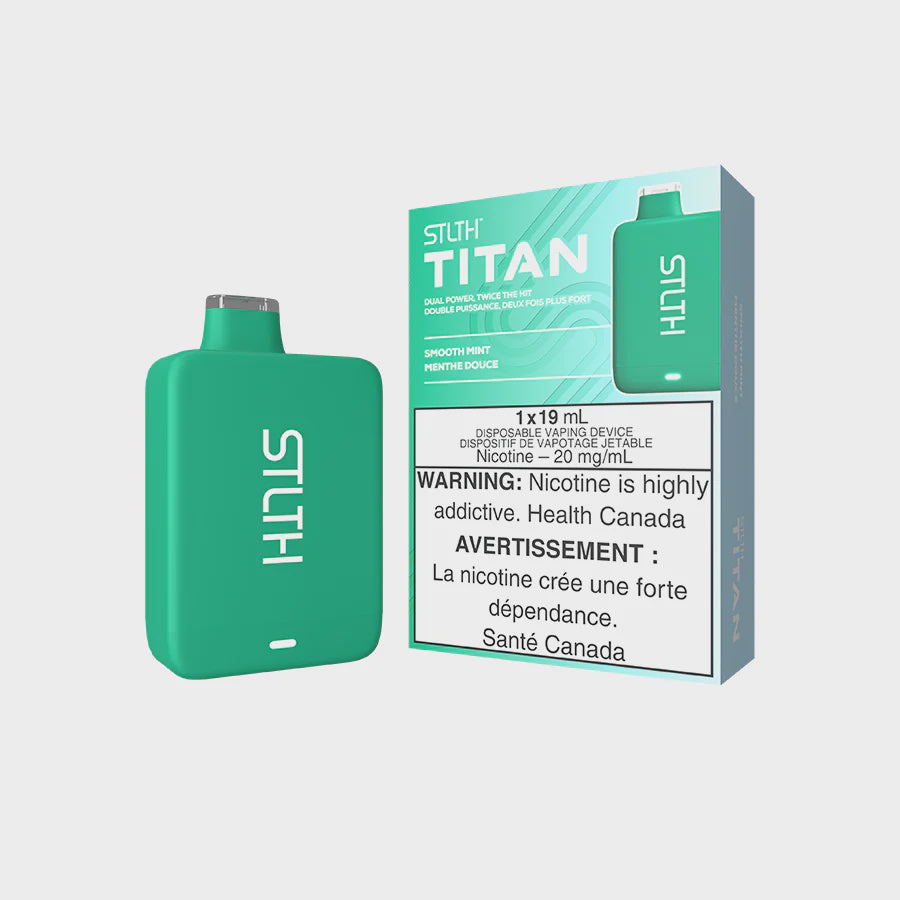 STLTH Titan Disposable Smooth Mint 10000 Puffs 20mg