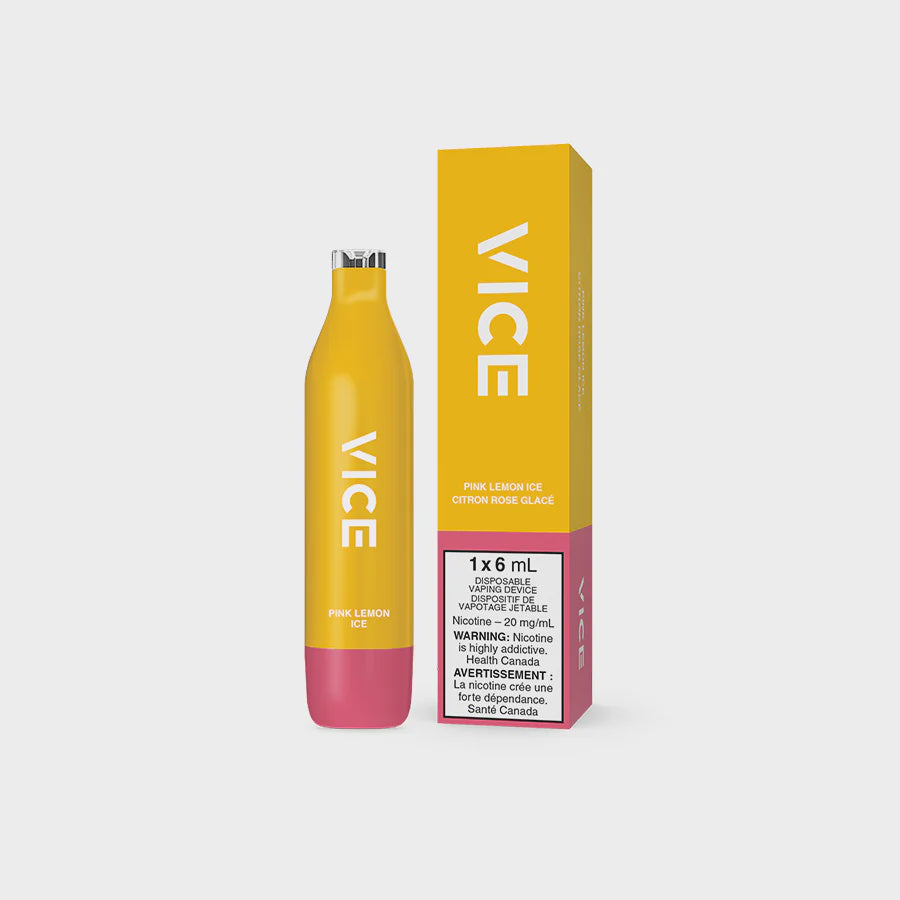 Vice Pink Lemon Ice Disposable 2500 Puffs 20mg – Puff Vapes Online