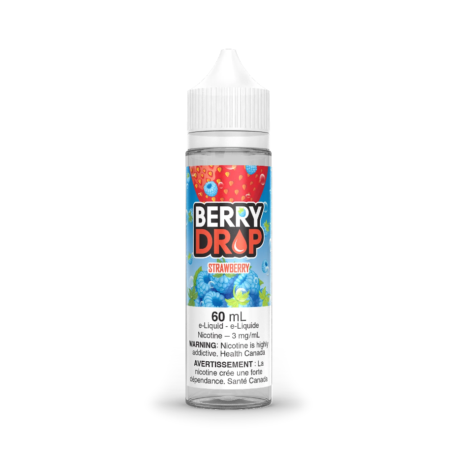 Berry Drop Strawberry E-Liquid 60mL 3 mg