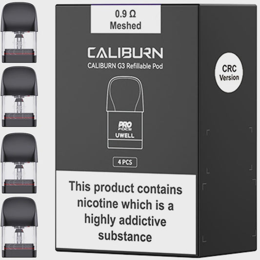 Caliburn G3 Pods Meshed 0.9Ω (4 Pack)