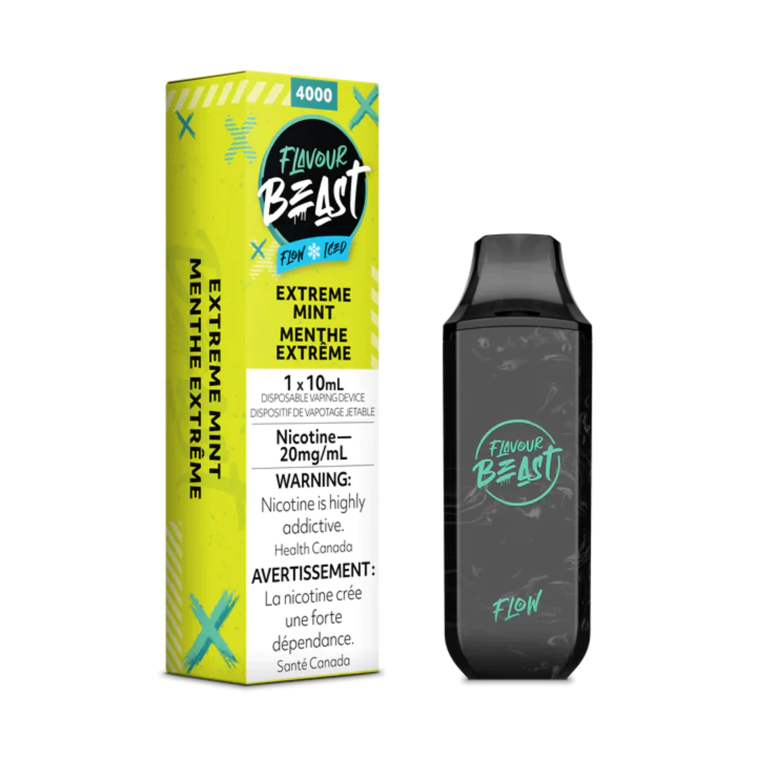 Flavour Beast Extreme Mint Flow Iced 10mL 5000 Puffs 20mg