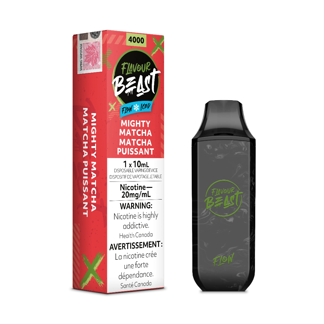 Flavour Beast Mighty Matcha Flow Iced 10mL 4000 Puffs 20 mg