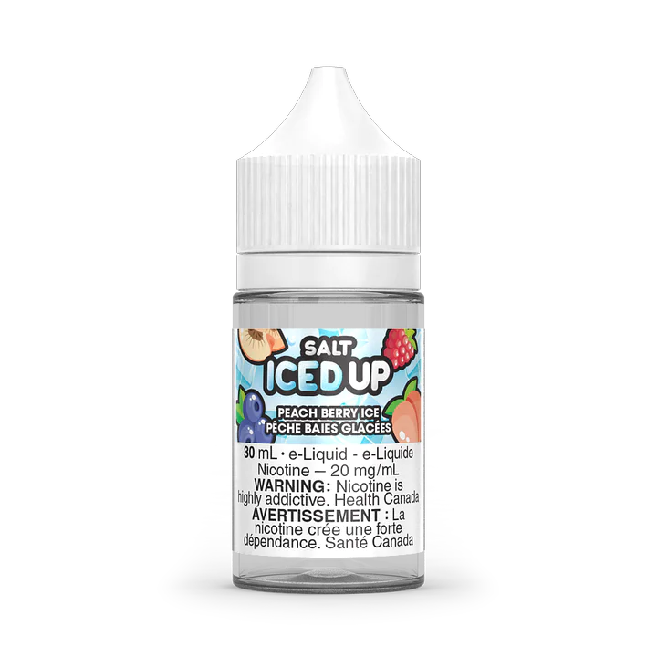 Iced Up Peach Berry Ice E-Liquid 30mL 20 mg