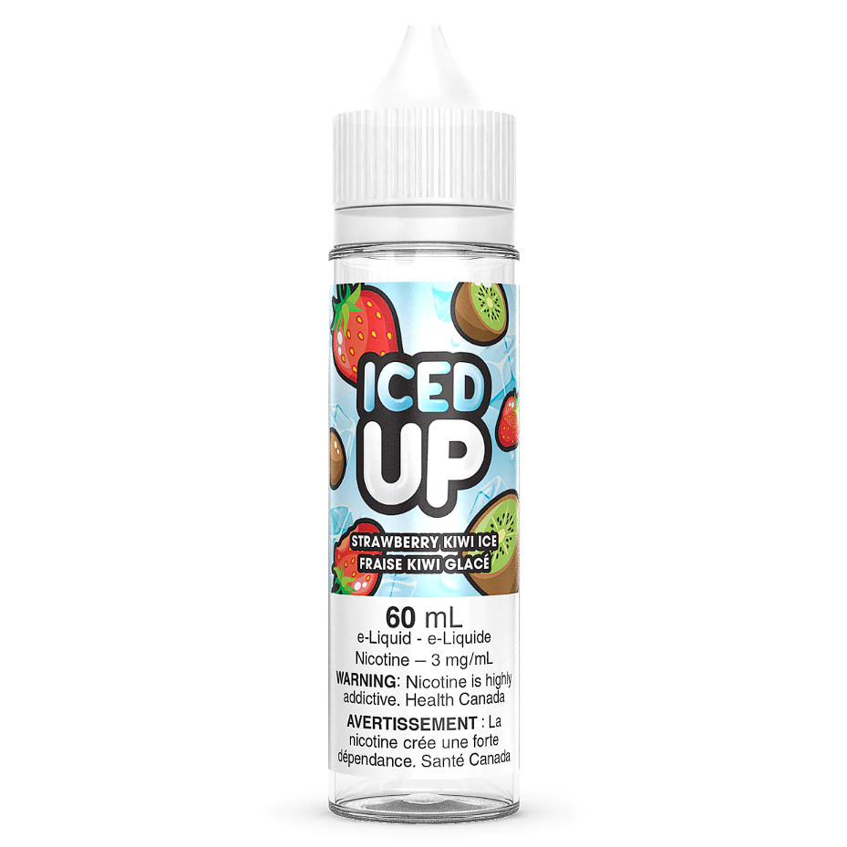 Iced Up Strawberry Kiwi Ice E-Liquid 60mL 3 mg