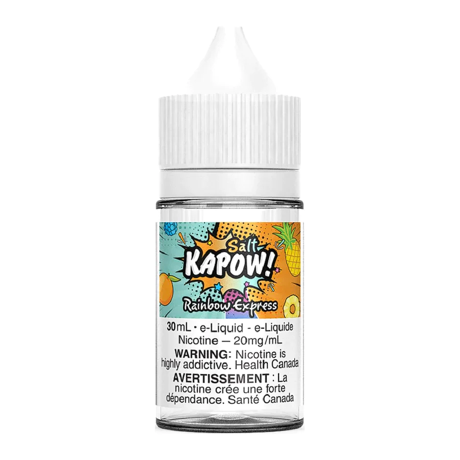 KAPOW Salt Rainbow Express E-Liquid 30mL 12 mg