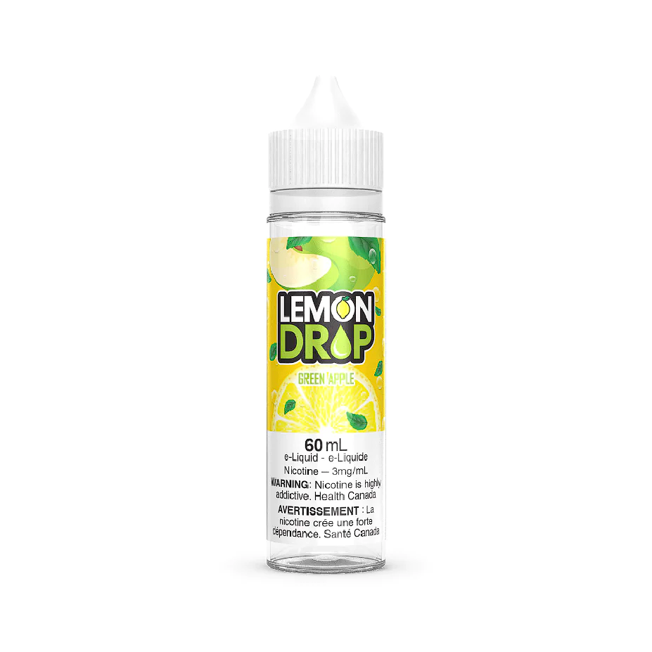 Lemon Drop Green Apple E-Liquid 60mL Nic Free