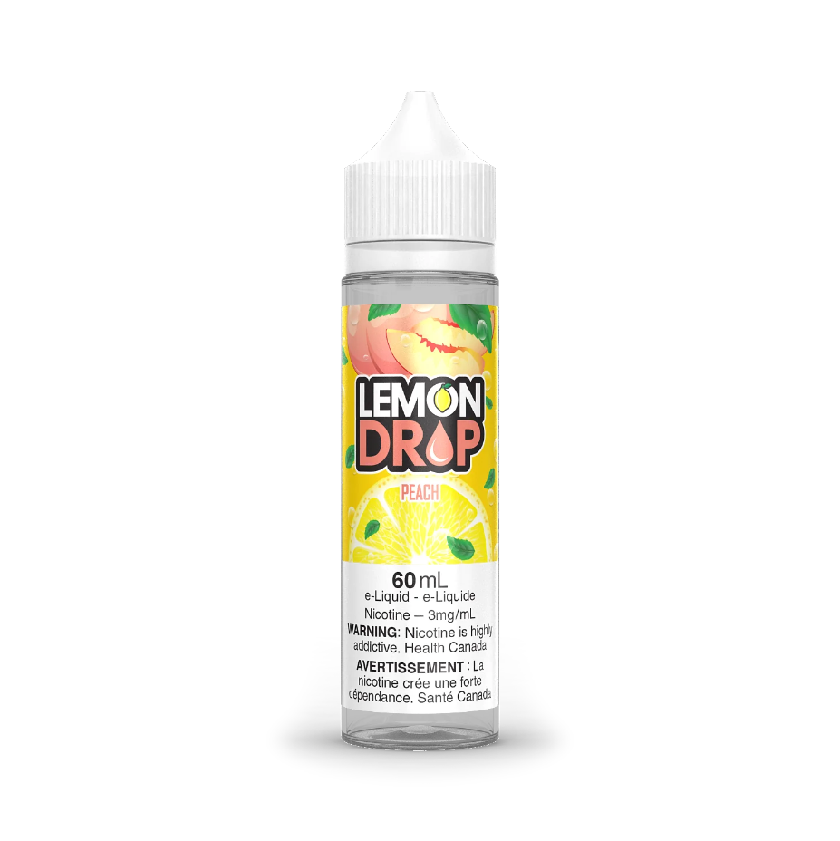 Lemon Drop Peach E-Liquid 60mL Nic Free