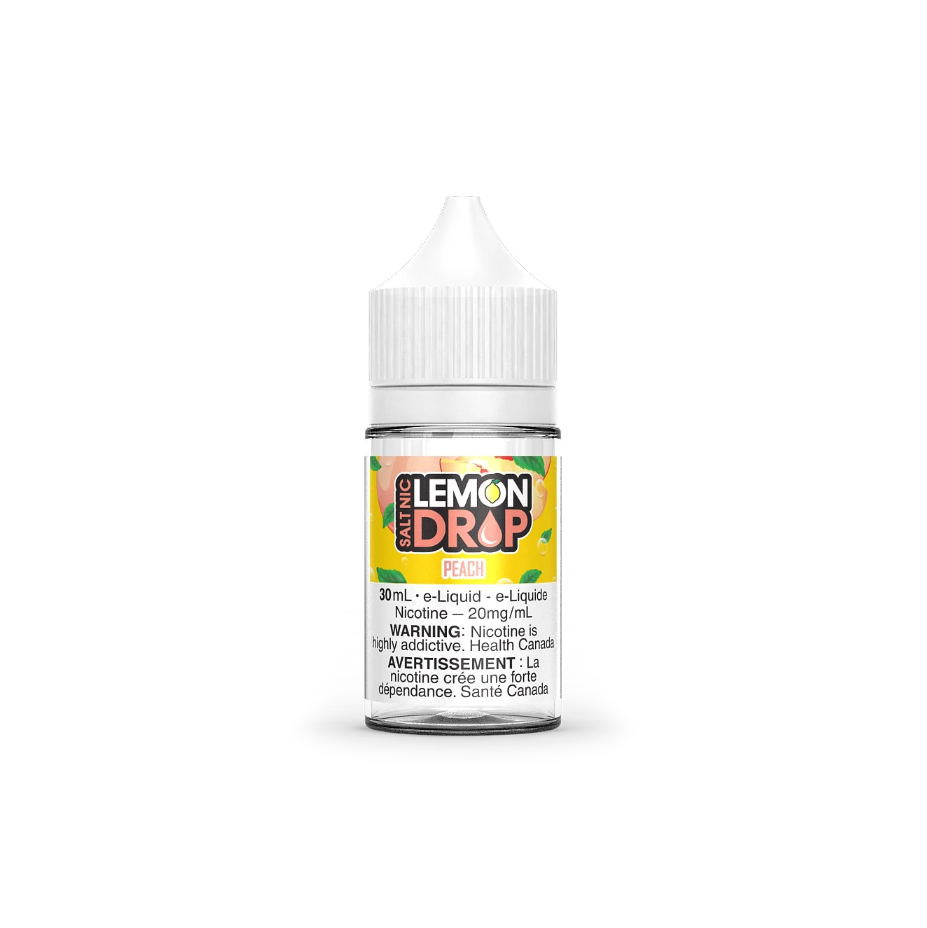 Lemon Drop Salt Peach E-Liquid 30mL 12 mg