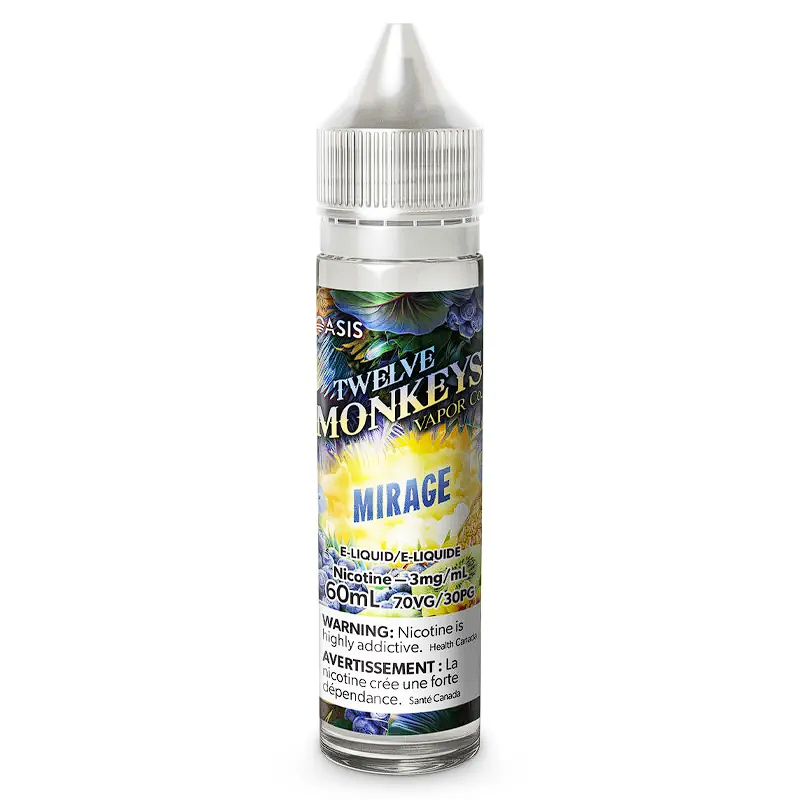 Twelve Monkeys Mirage E-Liquid 60mL 3 mg