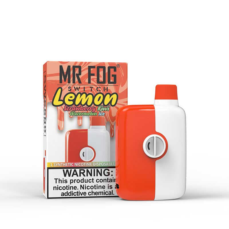 Mr.Fog Switch 5500 Lemon Strawberry Kiwi Watermelon Ice 15ml 20mg BOLD 50