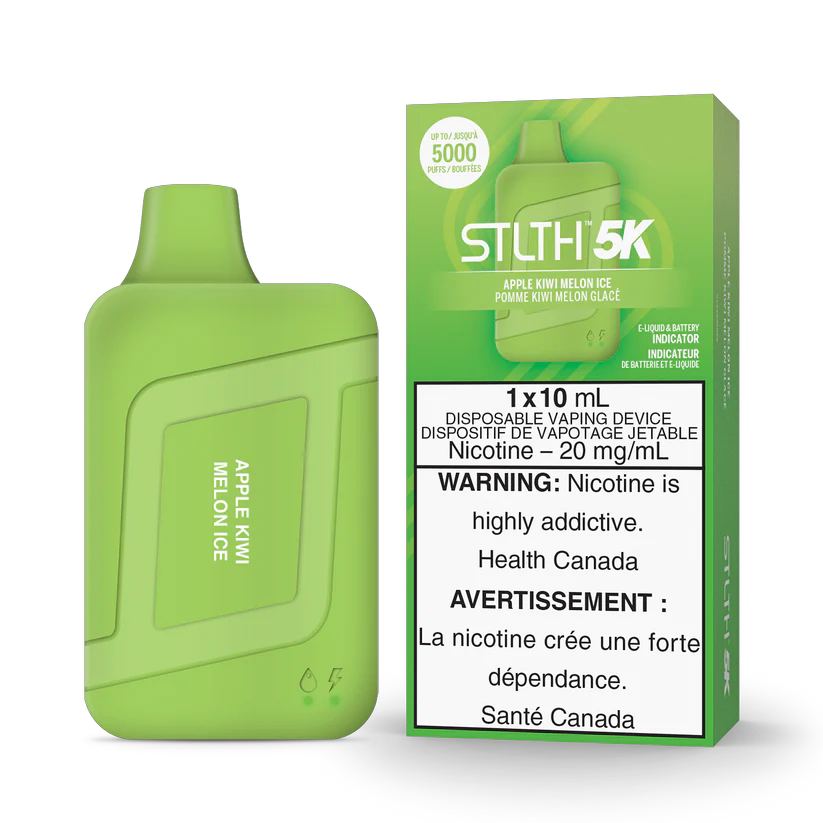 STLTH 5K Apple Kiwi Melon Ice 10mL 5000 Puffs 20mg